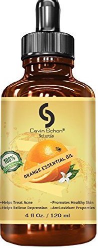 4 fl. Oz Undiluted Orange Essential Oil - 100% Pure, Natural, Premium, Therapeutic & Pharmaceutical Grade, Money Back Satisfaction Guarantee