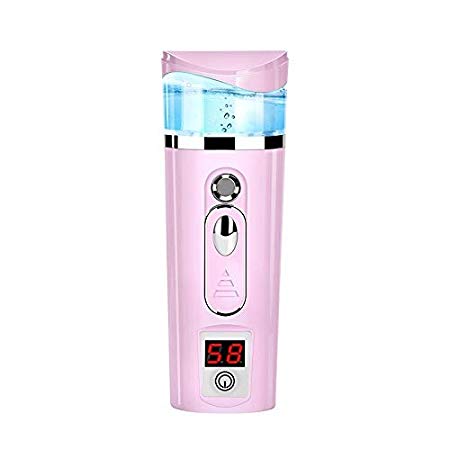 Facial Mister Nano Mist Spray for Eyelash Extensions USB Rechargeable Skin Moisture Detector Portable Mini Beauty Instrument