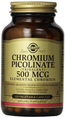 Solgar Chromium Picolinate 500 mcg 120 Veggie Caps