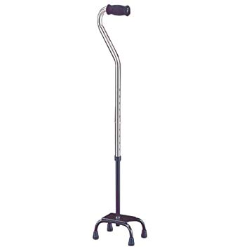 Drive Medical Quad Cane Heavy Duty No.500 Base Capacity, Small, 4.3 Pound