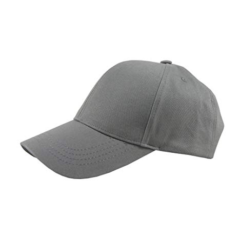 JAMONT Unisex Cotton Adjustable Plain Hat Baseball Cap Multi Colors