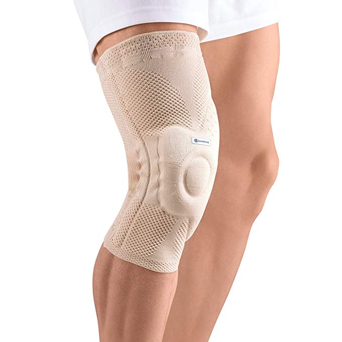 Bauerfeind GenuTrain A3 Right Knee Support - breathable knit compression knee brace to relieve pain and swelling from osteoarthritis, ACL injury, Meniscus tear, medical grade knee sleeve