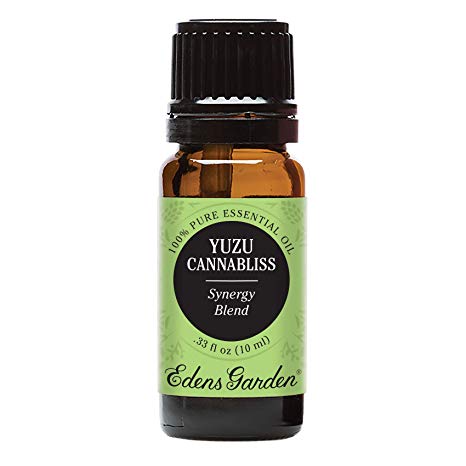 Edens Garden Yuzu Cannabliss Essential Oil Synergy Blend, 100% Pure Therapeutic Grade (Highest Quality Aromatherapy Oils- Inflammation & Pain), 10 ml