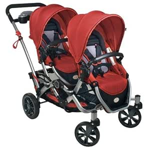 Kolcraft Contours Options Tandem Stroller, Ruby