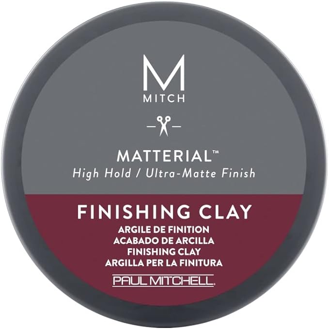 Paul Mitchell Matterial Strong Hold ultra matte Styling Clay, 3 ounces