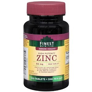 Finest Nutrition Zinc 50mg, 100 ea Tablets