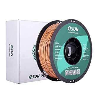 eSUN PLA  Filament 1.75mm, 3D Printer Filament PLA Plus, Dimensional Accuracy  /- 0.03mm, 1KG (2.2 LBS) Spool 3D Printing Filament for 3D Printers, Light Brown