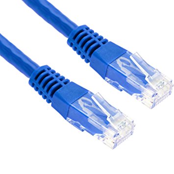 3m CAT.6 Ethernet Gigabit LAN Network Cable (RJ45) | 10/100/1000Mbit/s | Patch Cable | UTP | G-Shield | Compatible with CAT.5 / CAT.5e / CAT.7 | For Switch / Router / Modem / Internet / Broadband / Hub / Patch Panel / Access Point | 3 Metre - Blue
