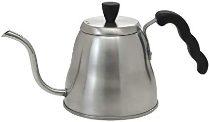 Hario V60 Jino Stainless Steel Gooseneck Coffee Kettle, Stovetop (1.1 liter/effective 0.8 liter)