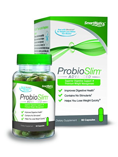 PROBIOSLIM ADVANCED - Super Digestive Support   Premium Weight Management - Improves Digestive Health, Helps You Lose Weight Quickly, Contains No Stimulants - 60 Capsules