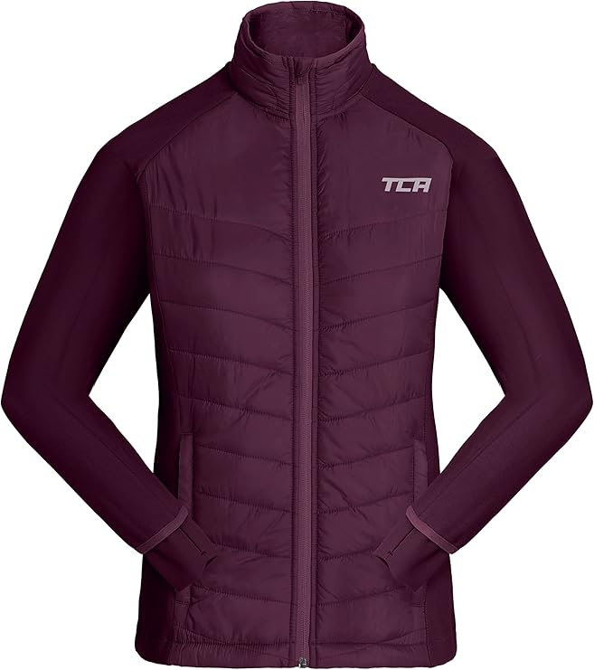 TCA Girls' Excel Runner All-Season Lightweight Water Repellent Packable Running Jacket