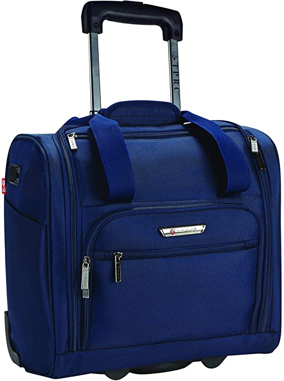 TPRC 15" USB Port Under Seat Carry-On Luggage