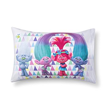 Dreamworks Trolls Reversible Standard Pillowcase