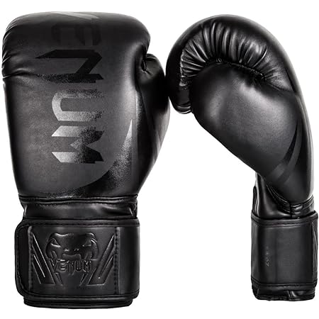 Venum US-VENUM-2049-114-12oz Challenger 2.0 Boxing Gloves, Men's 12oz (Black)