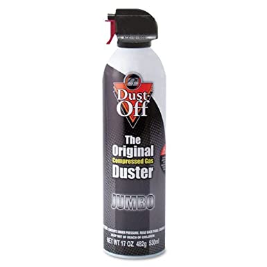 Dust-Off : Disposable Compressed Gas Duster, 17oz Can -:- Sold as 2 Packs of - 1 - / - Total of 2 Each