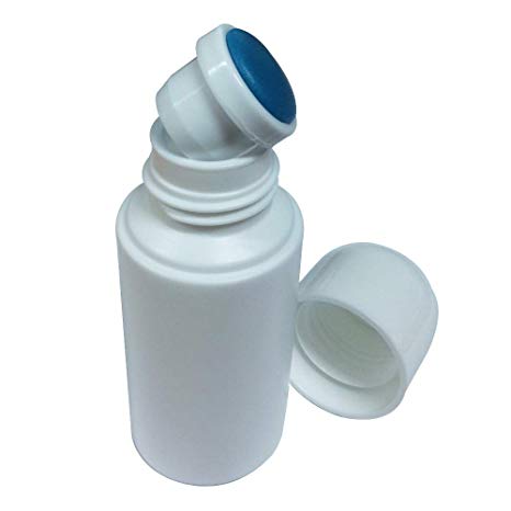 Plastic Bottle Empty Liquid Bottles Sponge Head Applicator Skin Care Scalp Hair Care Medicine Cosmetic Travel Use 50ml