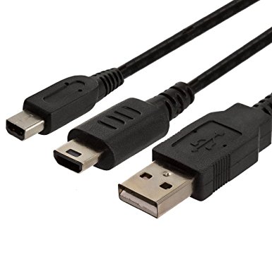 TechSpec(TM) USB Data Charger Charging Cable For Nintendo 3DS XL NDSL DS Lite DSI