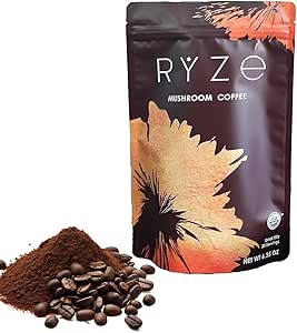 Original Mushroom Coffee/New RYZE Mushroom Coffee - Lion's Mane, Cordyceps, Brain Supplements