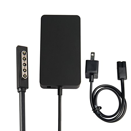 48W Power Supply Charger for Surface Pro 1 Pro 2 Surface RT Including 1.7 FT Power Cord 5V 1A USB 2.0 Charing Port Fit Model 1536 1512 ARyee