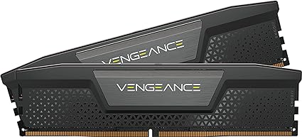 CORSAIR Vengeance DDR5 RAM 32GB (2 x 16GB) 6000MHz CL36 Intel XMP Compatible Computer Memory – Black (CMK32GX5M2B6000C36)