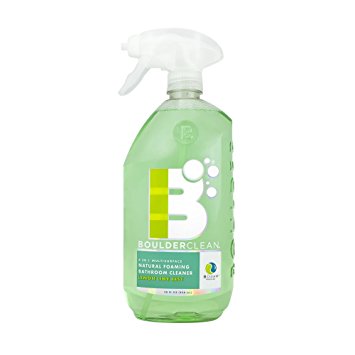 Boulder Clean Natural Foaming Bathroom Cleaner, Lemon Lime Zest, 28 oz (Pack of 4)