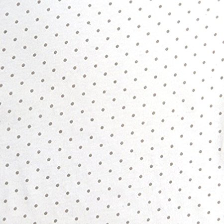 SheetWorld Fitted Sheet (Fits BabyBjorn Travel Crib Light) - Grey Pindot Jersey Knit - Made In USA