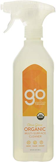 GO by greenshield organic, USDA Certified Organic 26 oz. Multi-Surface Cleaner- Citrus Grove