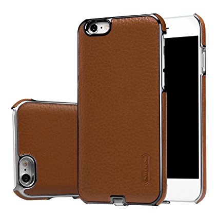 iPhone 6S Case, iPhone 6 Case, Nillkin N-JARL Qi Standard Wireless Charging Receiver Leather Case for iPhone 6/6S - Brown
