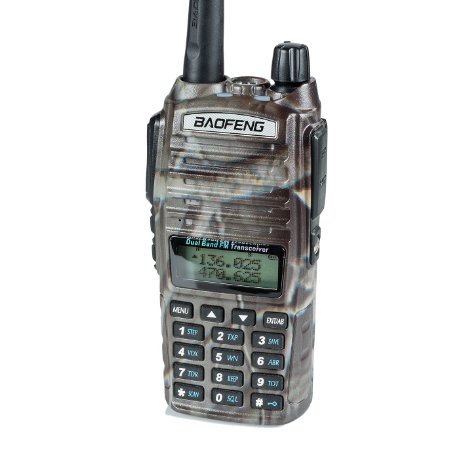 BaoFeng UV-82HP CAMO High Power Dual Band Radio 136-174mhz VHF 400-520mhz UHF Amateur Ham Portable Two-Way