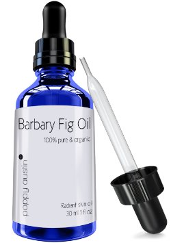 Pure Barbary Fig Seed Oil (Prickly Pear Oil) by Poppy Austin® - The Most Luxurious, Rare & Sought After, All-Natural Anti Ageing Moisturiser - Certified Organic, Fair Trade, & Cold Pressed