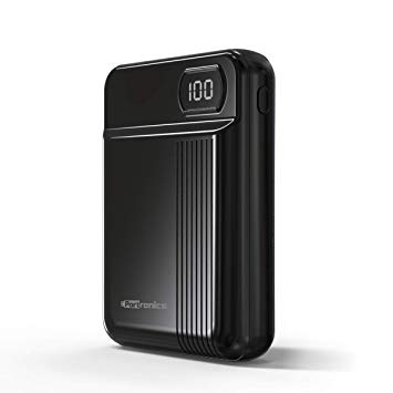 Portronics Indo 10D POR-235 10000mAH Power Bank with Display (Black)