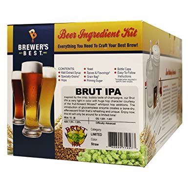 Brewer's Best Brut IPA Limited Five Gallon Beer Making Ingredient Kit