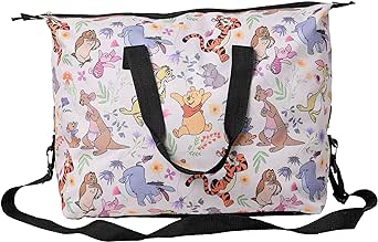 Disney Tote Duffel Bag Mickey Mouse Friends All Over Print Weekender Travel