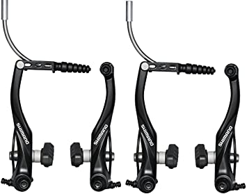 Shimano Alivio BR-T4000 Brakes Set, V-Brake, Black