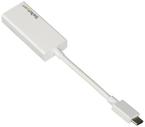 StarTech.com USB C to HDMI Adapter – White – Thunderbolt 3 Compatible – USB-C Adapter – USB Type C to HDMI Dongle Converter