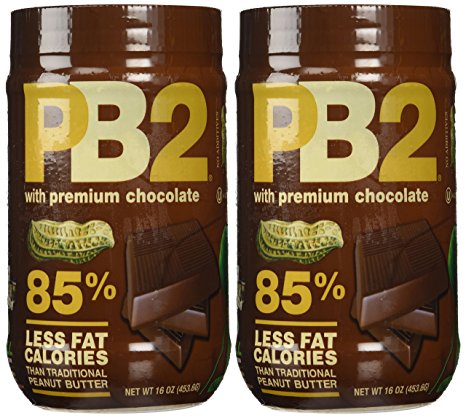 PB2 Bell Plantation Chocolate Powdered Peanut Butter, 1 Pound (2-Pack)