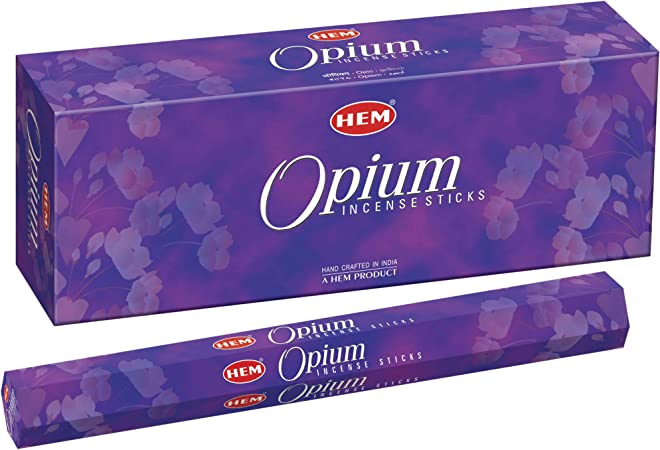 Opium - Box of Six 20 Gram Tubes - HEM Incense