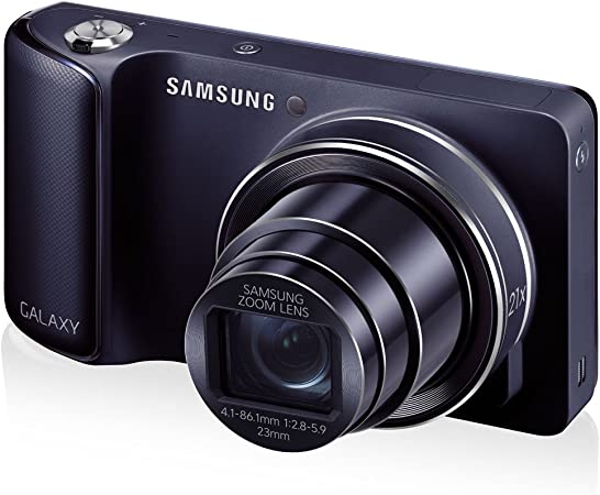 Samsung Galaxy Camera with Android Jelly Bean v4.2 OS, 16.3MP CMOS with 21x Optical Zoom and 4.8" Touch Screen LCD (WiFi - Cobalt Black)