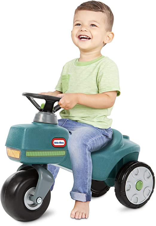 Little Tikes Go Green! Ride-On Tractor for Kids 1.5 to 3 Years | Recycled Plastic