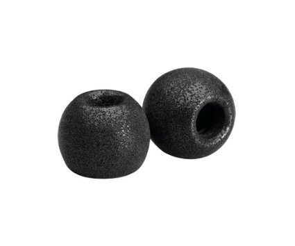 Comply Premium Replacement Foam Earphone Earbud Tips - Comfort Ts-400 (Black, 3 Pair, Medium)
