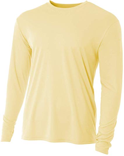 A4 Men's Cooling Performance Long Sleeve Crew