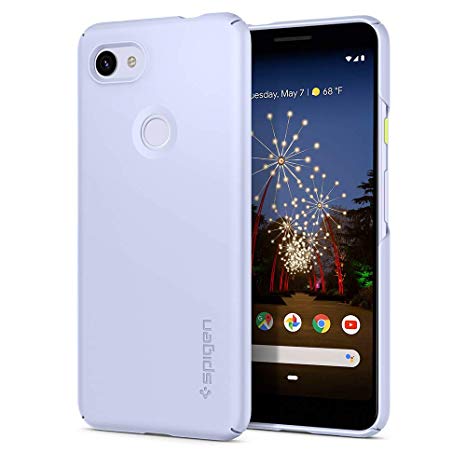 Spigen Thin Fit Works with Google Pixel 3a Case (2019) - Purple-ish