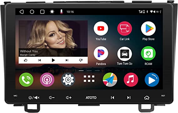 ATOTO A6 PF Android Double Din Car Stereo, Compatible with Honda CR-V 2007 2008 2009 2010 2011, Wireless CarPlay & Android Auto, 9inch IPS Display,Dual Bluetooth,2G 32G A6HDCR03X09PF[Vehicle Specific]