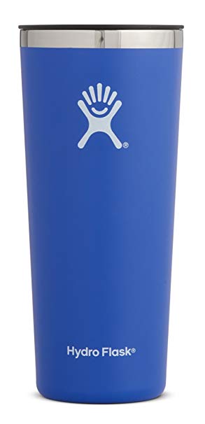 Hydro Flask 22 oz Double Wall Vacuum Insulated Stainless Steel Travel Tumbler Cup with BPA Free Press-In Lid, Blueberry