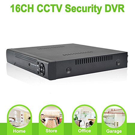 ABOWONE 16 Channels DVR Recorder H.264 CCTV Security Surveillance System Digital Video Recorder