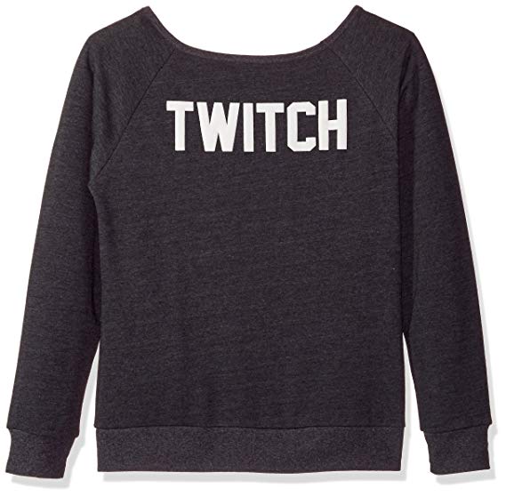 Twitch Ladies Off The Shoulder Sweatshirt