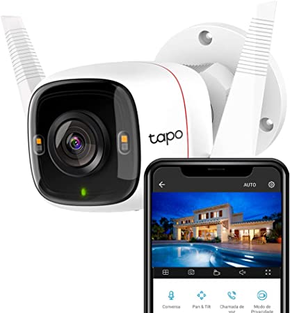 TP-Link C320WS WiFi Network Camera, Outdoor Camera, Security Camera, 2K QHD, Lighting, Light, Voice Calls, 3 Year Warranty