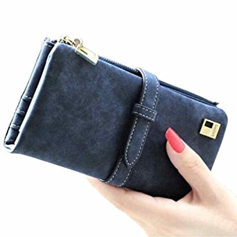 Women Wallet,lovelive99 Ladies Long Matte PU Leather Clutch Wallets Card Holder Purse