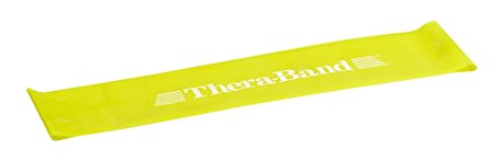 TheraBand Professional Latex Resistance Band Loop for Lower Pilates, Crossfit, Yoga, Toning, Stretching, Physical Therapy, Strength Training without Weights, Portable Fitness, and Core Fitness