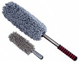 Ultimate Car Duster 2 Piece Car Cleaning Kit - Interior Duster and Exterior Duster - Lint Free